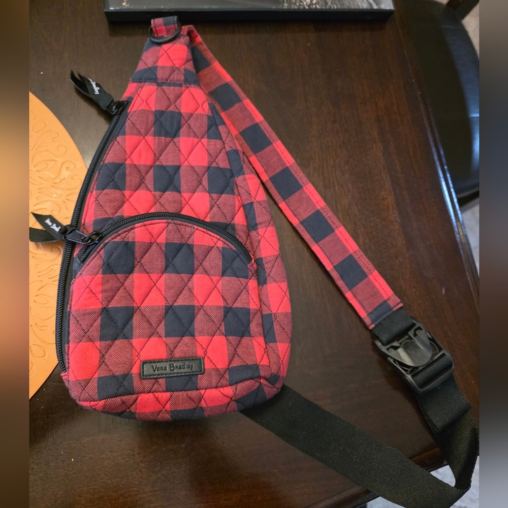 Vera Bradley Buffalo Plaid Crossbody Bag